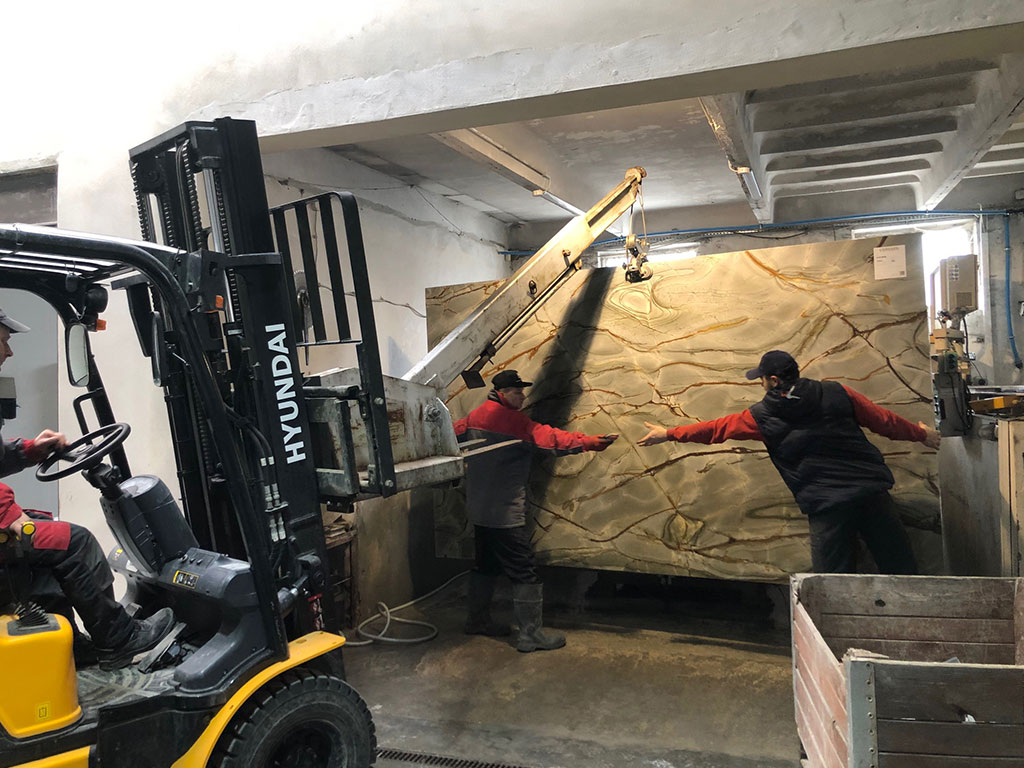 Sposób transportowania kamienia