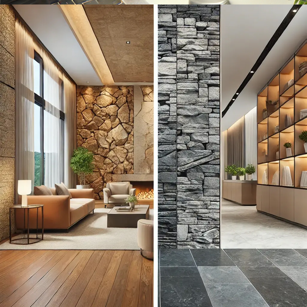 Kamień naturalny na ścianę czy kamień w rolce? Co wybrać do wnętrza i elewacji?