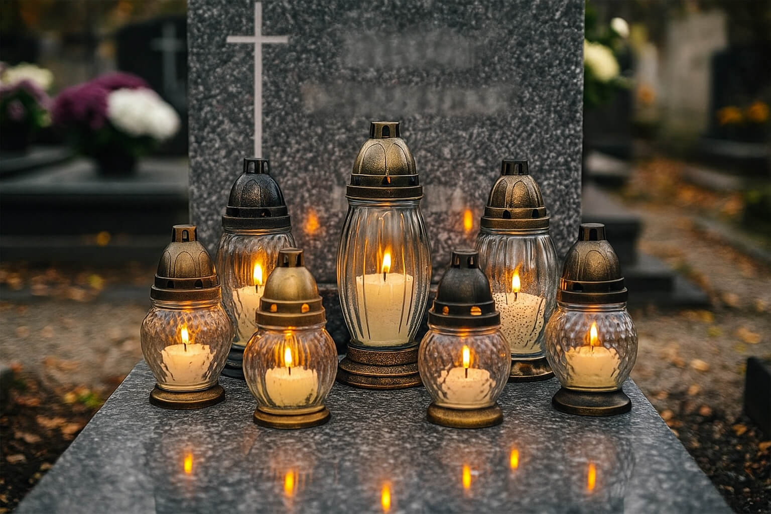 Jak prawidłowo ustawić znicze na grobie – praktyczny przewodnik dla każdego