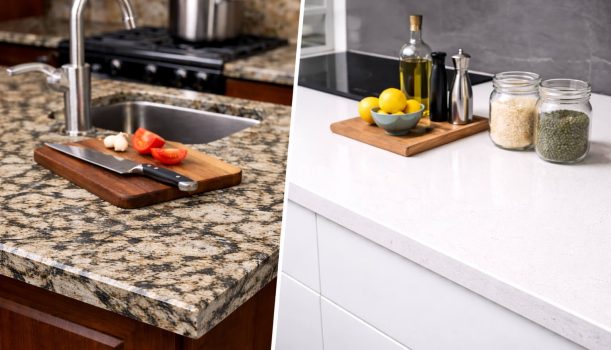 Blaty kuchenne Rzeszów – jak wybrać trwały blat z granitu lub konglomeratu?
